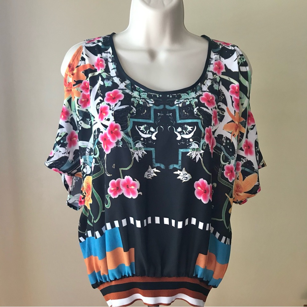Clover Canyon Cold Shoulder Blouse Size XS